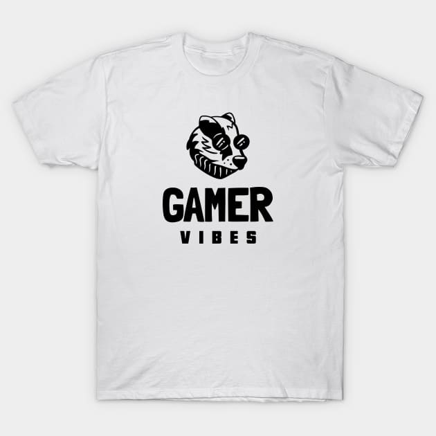 Gamer Vibes Badger T-Shirt by Derek Player One